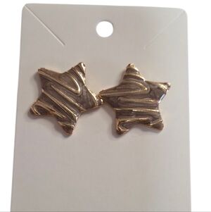 Gold Star Earrings